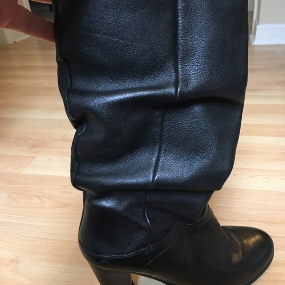 Steve Madden leather black boots - Picture 11 of 15